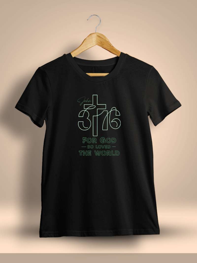 John 316 Printed T-Shirt For Men - Half Sleeve